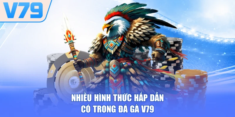 Nhiều hình thức hấp dẫn có trong đá gà V79